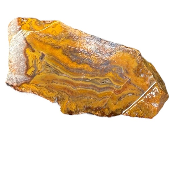 Rare Turkish Agate Yellow and White Banding - Picture 4 of 11